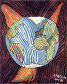 Peinture monde des Sourds