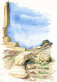 Naxos Gate - temple ruins