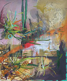 Peinture à huile coucher de soleil