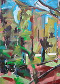 Peinture du chemin de fer Berlin