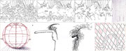 Les lignes et les points - Dessins